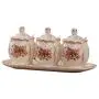 Mini Spice Jars Ceramic Spice Jar European Creative Salt Can Set – Kleine Gewürzgläser, Keramik, Europäisches Kreatives Salzbehälter Set