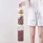 Kitchen Transparent Food Storage Container with Lids Sealing Pot Cereal Grain Bean Rice Sealed Plastic Milk Powder Jar,X Kitchen Transparent Food Storage Container with Lids Sealing Pot Cereal Grain Bean Rice Sealed Plastic Milk Powder Jar,X