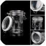 Wholesale Food Storage Jar With Air Tight Sealed Metal Clamp Lid For Milk Powder Kitchen May06