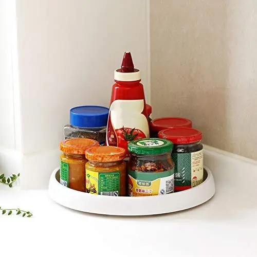 Étagère Rotative pour Assaisonnements Anntool – Organisateur de Rangement de Cuisine et Salle de Bain – Plateau Tournant pour Etabageries – 10 Pouces Étagère Rotative pour Assaisonnements Anntool – Organisateur de Rangement de Cuisine et Salle de Bain – Plateau Tournant pour Etabageries – 10 Pouces
