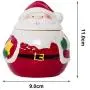 UPKOCH Cute Salt Pepper Jar Santa Claus Ceramic Container Christmas Decor Kitchenware UPKOCH Cute Salt Pepper Jar Santa Claus Ceramic Container Christmas Decor Kitchenware