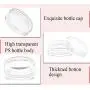 3-Gram-Behälter 25er Set, Klare Kosmetik-Probenbehälter, Kleine Plastikschale für Make-up, Lidschatten, Nägel, Puder, Farben, Schmuck