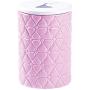 Quilted Kisses Canister, Pink, 5"