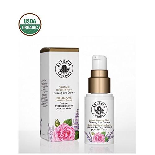 Aviesia Organics Firming Eye Cream - 100% USDA Certified - Organic Skin Care for Dark Circles, Wrinkles, Puffiness and Bags - Natural Skincare 15ml / 0.5oz (15ml / 0.5 fl oz)