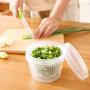 Kitchen Food Storage Box Refrigerator Refrigerated Food Ingredient Storage Box with Drain Hole for Easy Ventilation Crisper Clear