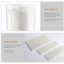Yotaini 4 Compartment Plastic Dry Food Storage Container With Sealing Lid For Cereals, Nuts, Snacks, Pet Food, Etc.