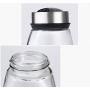 DYFYMX sugar bowl with lid Spice jar, glass jar, jar with lid, spice storage box, glass storage jar oil container for kitchen