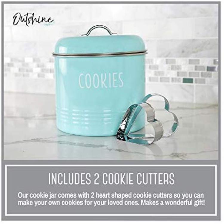 Kitchen, Cute Cookie Jar Containers Airtight With Lid Gift Box