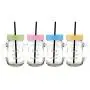 4Pcs Assorted Color Mason Jar Lids Cover Drinking Bottle Lid with Plum Plug Straw Holes Rust Resistant 7cm Diameter Canning Caps 4Pcs Assorted Color Mason Jar Lids Cover Drinking Bottle Lid with Plum Plug Straw Holes Rust Resistant 7cm Diameter Canning Caps
