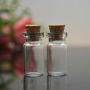 10Pcs Small Glass Jars Jar Message Vials Cheap Cork Stopper Bottle Diy Strap Small Glass Storage Bottle 2412Mm,Clear