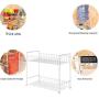 TY-ZWJ Bathroom Finishing Storage Rack/Kitchen Seasoning Jar, Finishing Storage Rack Double Seasoning Rack Kitchen Seasoning Jar Soy Sauce Bottle Seasoning Rack