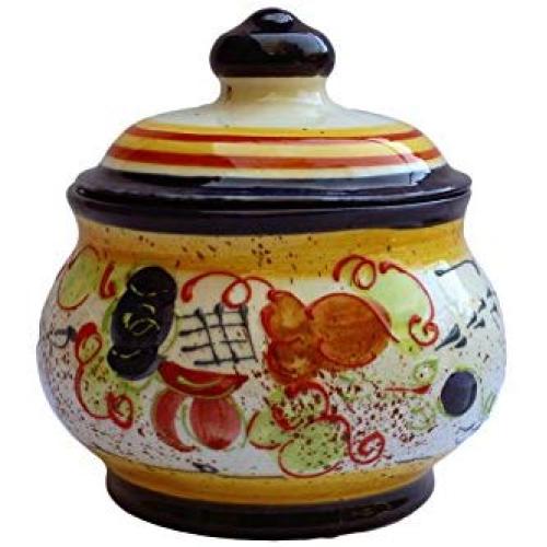 Storage Jar - 1 Quart - Hand Painted in Spain - Splash! Design