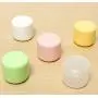 12 Pcs 50G 50ML Refillable Plastic Empty Face Cream Lotion Cosmetic Powder Container Makeup Make Up Glitter Storage Bottle Jar Lot with Inner Lids - Transparent