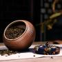 Keramik Teekanne Set Keramik Jar Wasserdicht Süßigkeitenbehälter Lebensmittelbehälter Tischdeko Geschenk Dekoratives Zubehör (Farbe: Braun, Größe: 13139cm)