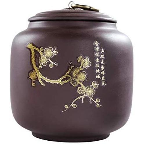 Cereal Containers Sealed Ceramic Tea Cans, Kitchen Moisture Storage Tank Containers (color : C)