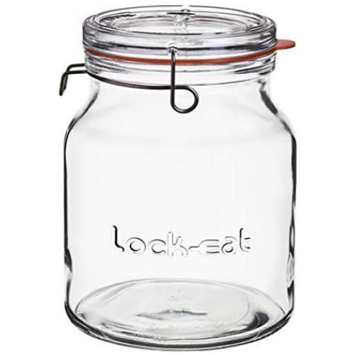 Luigi Bormioli Lock-Eat Handy Jar 67.75 Ounce (2 Liters)