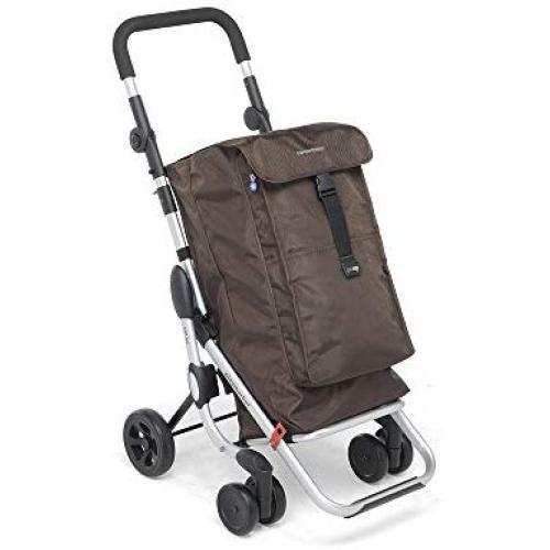 Foppapedretti “Go Up” Shopping Trolley Marrone (Chocolate)