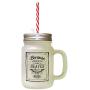 Black Because Someone Love In Heaven Heaven In Our Frosted Glass Mason Jar With Straw