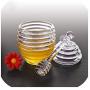 Plastic Honey Pot Jars For Storage Breakfast Jam Seasoning Set Castor Box With Stirring Stick Spices Oil Bottle