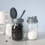 reCAP PJ16-R-SLVR1 Mason Pour Lid & Pint Jar, Pint, Regular Mouth, Clear/Silver reCAP PJ16-R-SLVR1 Mason Pour Lid & Pint Jar, Pint, Regular Mouth, Clear/Silver