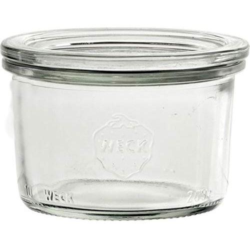 Weck Preserving Jars with Glass Lids Set of 12, 200 ml