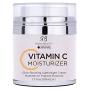 Radha Beauty Glow Boosting Vitamin C Moisturizer, 1.7 fl oz. for Face, Neck, Decollete - Super Moisturizing Facial Lightweight Cream, Anti-Aging & Brightening - Daily for Dry, Sensitive & Oily Skin