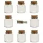 Viva Haushaltswaren Set of 8 Spice Jars/tins, Glass, Transparent, 175ml Viva Haushaltswaren Set of 8 Spice Jars/tins, Glass, Transparent, 175ml