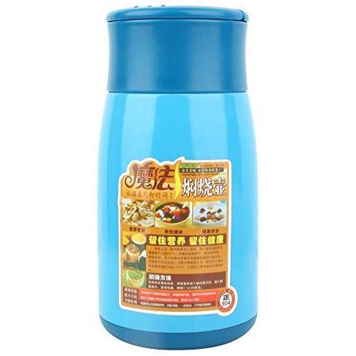Food Thermal Jar 304-Stainless Steel Food Container Vacuum Lunch Box Thermal Jar Insulated Cup 800ML for School Office Picnic Travel Outdoors (Blue)