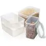 Contenitore de Rangement Alimentaire TALL WIDE DEEP – Pour Sucre, Farine – Ensemble de 10 (20 pièces) – 10 Étiquettes Tableau Blanc OFFERTES & Marqueur – Étanchéité Airtight, Sûr au Micro-ondes, au Congélateur et au Lave-vaisselle Contenitore de Rangement Alimentaire TALL WIDE DEEP – Pour Sucre, Farine – Ensemble de 10 (20 pièces) – 10 Étiquettes Tableau Blanc OFFERTES & Marqueur – Étanchéité Airtight, Sûr au Micro-ondes, au Congélateur et au Lave-vaisselle