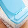 Stackable clamshell kitchen food storage box storage tank storage box grain cereal sealed can ZP3071630,S blue