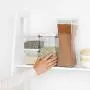 Brabantia 122569 Square Canister, Light Grey Brabantia 122569 Square Canister, Light Grey