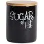DII Modern Chic Ceramic Kitchen Canister with Bamboo Lid for Food Storage, Serve Coffee, Sugar, Tea, Spices, and More Black, Assorted Sizes: 4.5x4.5x5.5, 4x4x4.5”, 3x3x4 DII Modern Chic Ceramic Kitchen Canister with Bamboo Lid for Food Storage, Serve Coffee, Sugar, Tea, Spices, and More Black, Assorted Sizes: 4.5x4.5x5.5, 4x4x4.5”, 3x3x4