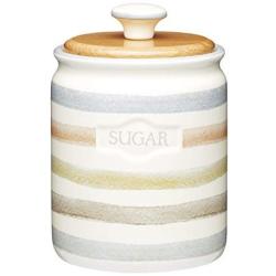 Kitchencraft Classic Collection Striped Ceramic Sugar Container, 800ml (28 Fl