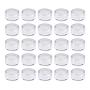 Aenoyo 50PCS Plastic Cosmetic Sample Empty Container, Tiny Makeup Sample Container, Cosmetic Jars, Makeup Plastic Jars for Travel, Sample, Small Crafts Storage (5g, Clear)