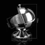 Seasoning Bottle Kitchen Sugar Bowl Stainless Steel Spice Tank Home Container Food Storage With tatable Lid Condiment Jar Spherical