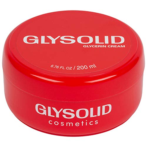 Glysolid Glycerin Skin Cream - Thick, Smooth, and Silky - Trusted Formula for Hands, Feet and Body 6.76 fl oz (200ml Jar)