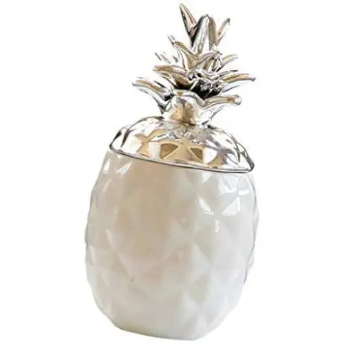 joyMerit Pineapple Ceramic Jars with Lid for Home Kitchen Food Sugar, Jam Storage, DIY Wedding Favors Gift joyMerit Pineapple Ceramic Jars with Lid for Home Kitchen Food Sugar, Jam Storage, DIY Wedding Favors Gift