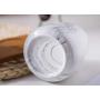 Ceramics Marbling Sugar Salt Pepper Storage Jar Seasoning Pot Dessert Bowl with Lid and Wood Spoon