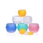 Ewanda store 30 Pcs 5G/5ML Mushroom Shape Cosmetic Sample Packing Empty Containers Bottles Plastic Pot Jars for Face Cream,eyeshadow, Nails, Powder,Mixed Color