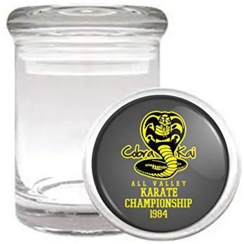 Cobra Kai Karate Championship 1984 Medical Odorless Glass Jar Cobra Kai Karate Championship 1984 Medical Odorless Glass Jar