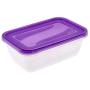 keeeper &quotFredo Fresh Rectangle Food Box, Purple, 3.3 Litre, 2-Piece
