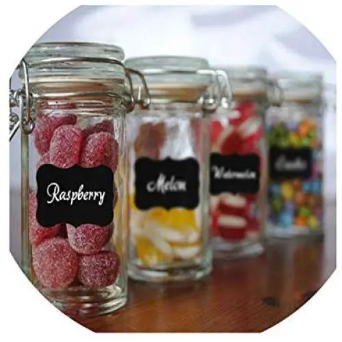 36 Pcs/Set Blackboard Sticker Craft Kitchen Jars Organizer Labels Chalkboard Chalk Board Sticker 5Cm X 3.5Cm Black Board,Black 36 Pcs/Set Blackboard Sticker Craft Kitchen Jars Organizer Labels Chalkboard Chalk Board Sticker 5Cm X 3.5Cm Black Board,Black