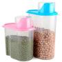 Professional 1pc 1.9l 2.5l Dispenser Box Holder Lid Foods Rice Pasta Container, Rice Storage Dispenser - Dry Food Dispenser, Stainless Pasta, Rice Storage, Cereal Dispenser, Pasta Box