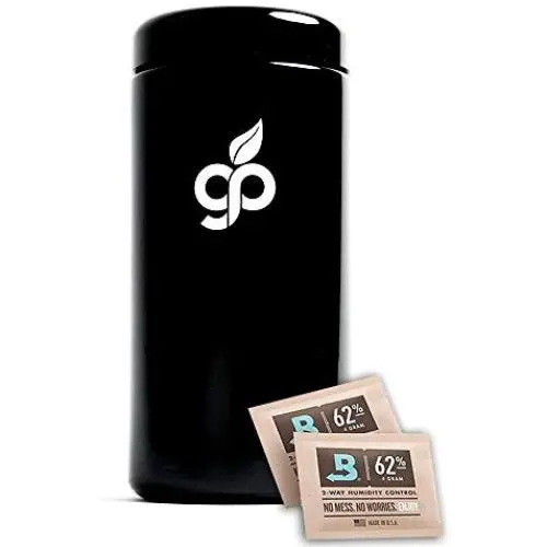 Green Protected Airtight Herb Container - Two Oz Smell Proof Glass Stash Jar (1000 ml) comes with 2 Humidity Packs to Keep Herbs Fresh for Months Green Protected Airtight Herb Container - Two Oz Smell Proof Glass Stash Jar (1000 ml) comes with 2 Humidity Packs to Keep Herbs Fresh for Months