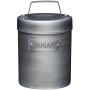 KitchenCraft Sugar Container Industrial Kitchen 11x16,5cm, 10.5 x 11 x 17 cm, Grey