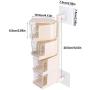 Spice & Pepper Shakers - Multi Tier 360 Degree Rotating Wall Mount Spice Rack Seasoning Storage Box Jars Organizer Condiment - & Spice Pepper Shakers