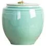 Airtight Food Storage Containers Bins With Lids Large, Ceramic Pottery Cereal Containers Canister Cookie Jar For Kitchen Pantry Organization Flour Rice Candy Bulk, 5L, 29x22cm (Size : Style3)