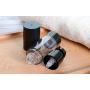 3PCS 15ml/0.5oz White Airless Vacuum Pump Bottles - Empty Refillable Cosmetic Container - Transparent Plastic Pump Bottle with Black Cap for Cream Lotion Toner moisturizers