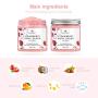 Sweet Strawberry Exfoliating Body Scrub - Organic Dead Sea Salt Natural Exfoliator Anti Aging Acne Cellulite Wrinkles Moisturizing Nourishing Vitamin E Vitamin C Coconut Oil Scrubs for Women Men 10 oz
