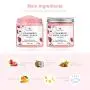 Sweet Strawberry Exfoliating Body Scrub - Organic Dead Sea Salt Natural Exfoliator Anti Aging Acne Cellulite Wrinkles Moisturizing Nourishing Vitamin E Vitamin C Coconut Oil Scrubs for Women Men 10 oz